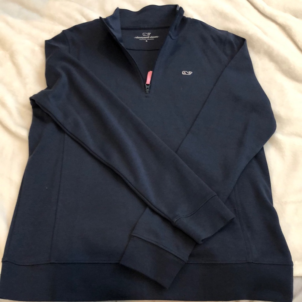 Navy 1/2 zip pullover